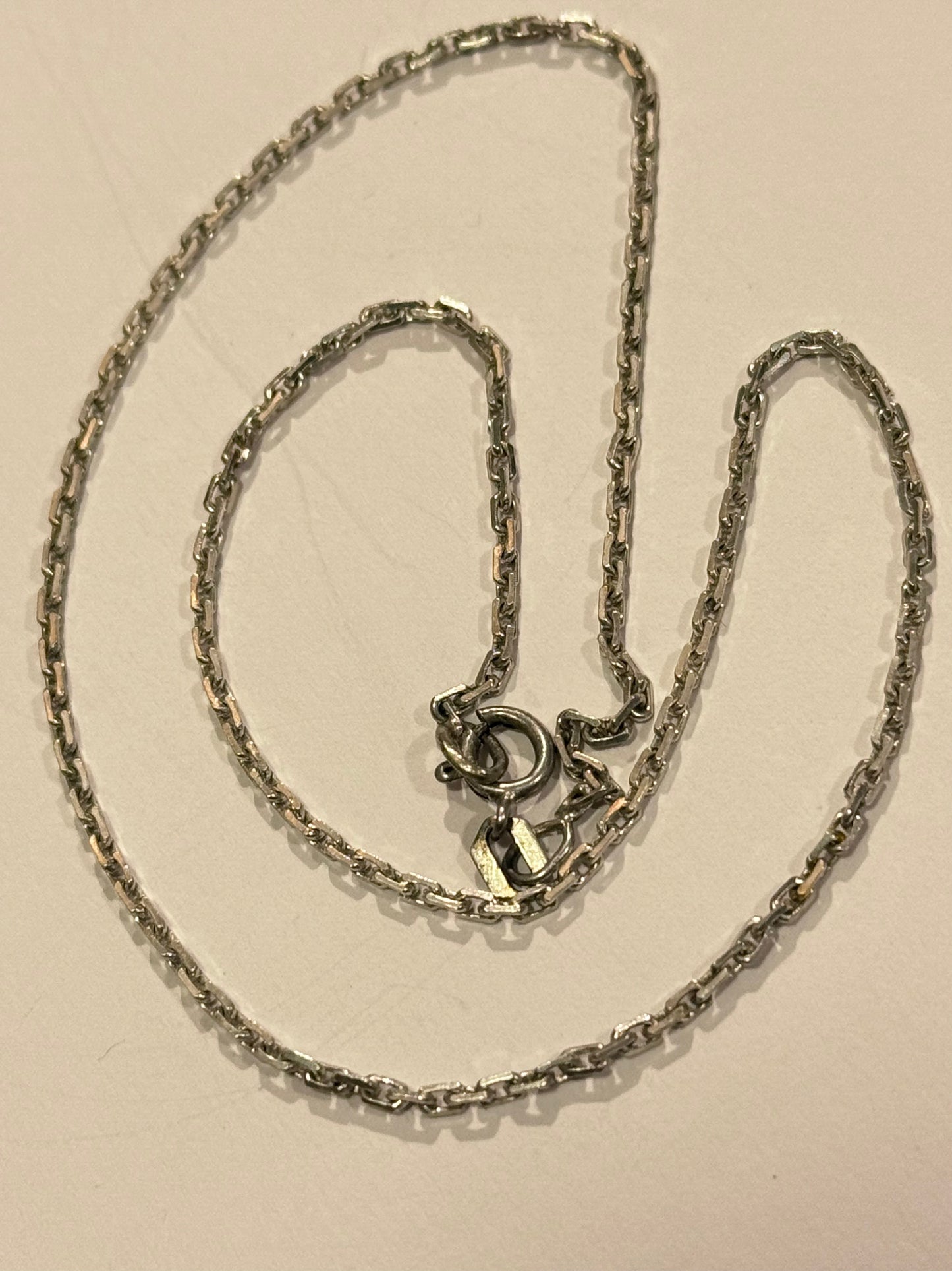 Anker sterling sølv halskæde fra start 1900 tallet