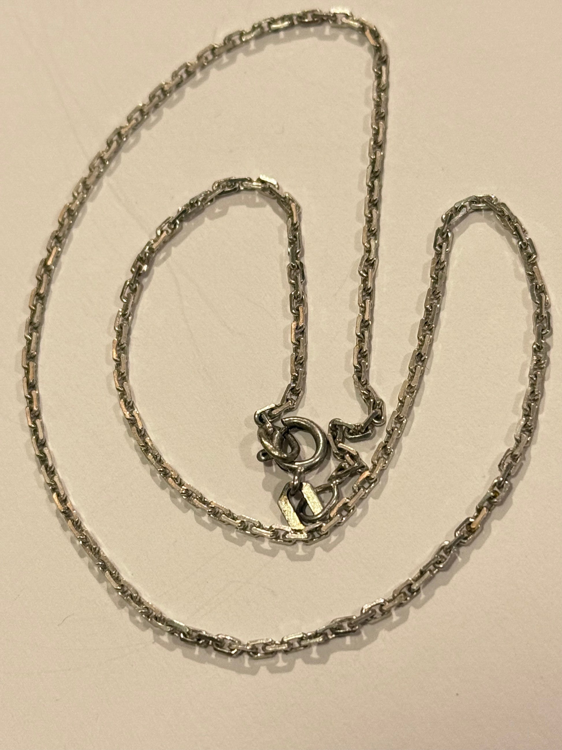 Anker sterling sølv halskæde fra start 1900 tallet