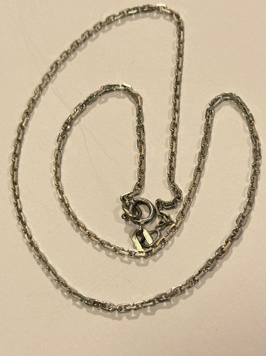Anker sterling sølv halskæde fra start 1900 tallet