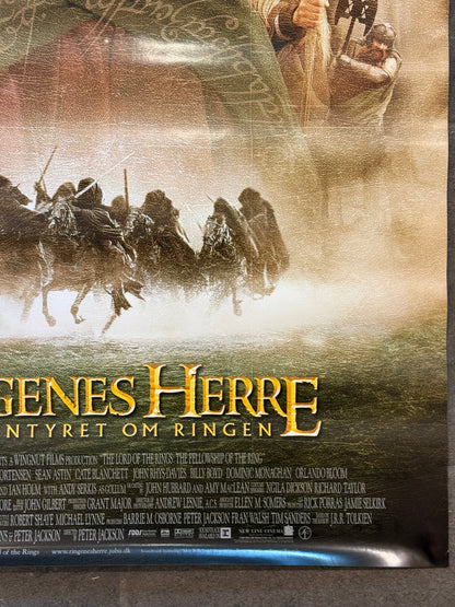 Ringenes Herre, Eventyret om ringen. Original dansk premiere plakat, fra 2001.