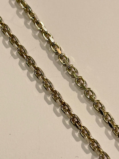 Anders Møller / Scrouples(1983 - ) Anker sterling sølv halskæde. 60 cm. Fra slut 1900 tallet