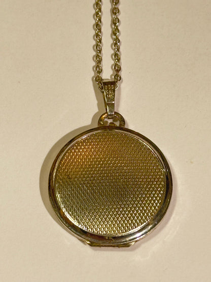 Hermann Siersbøl (1924-1964) Modernistisk sølv medaljon vedhæng & kæde