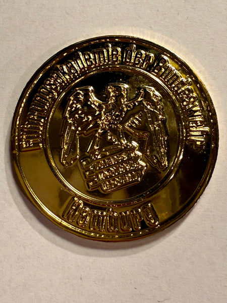 Commanders Coin. Det Tyske Forsvars akademi, Hamborg.