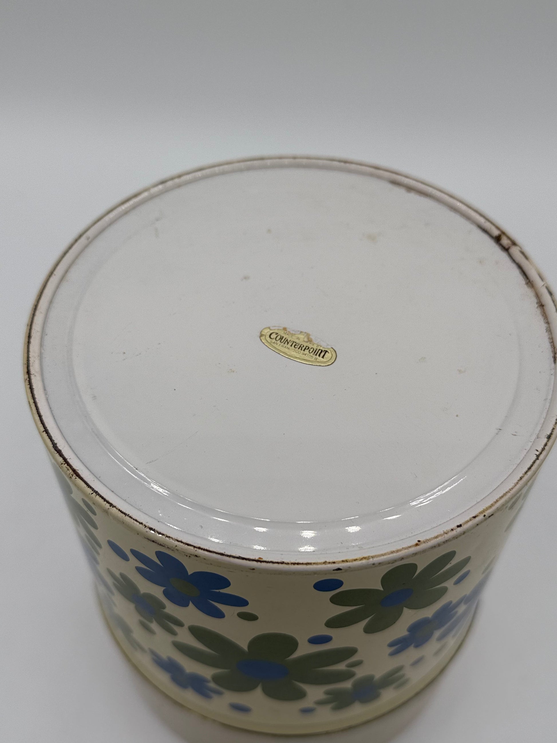 Vintage retro Counterpoint køkken dåse. USA, fra midt 20.Årh