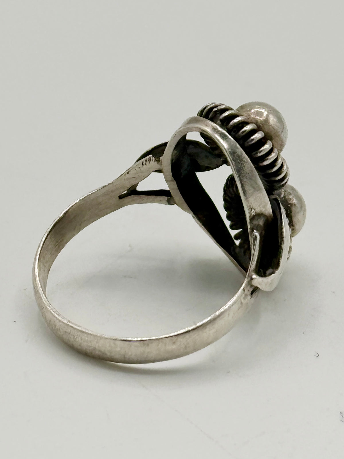 Antik Art deco sølv ring. Danmark. Fra start 20.Årh