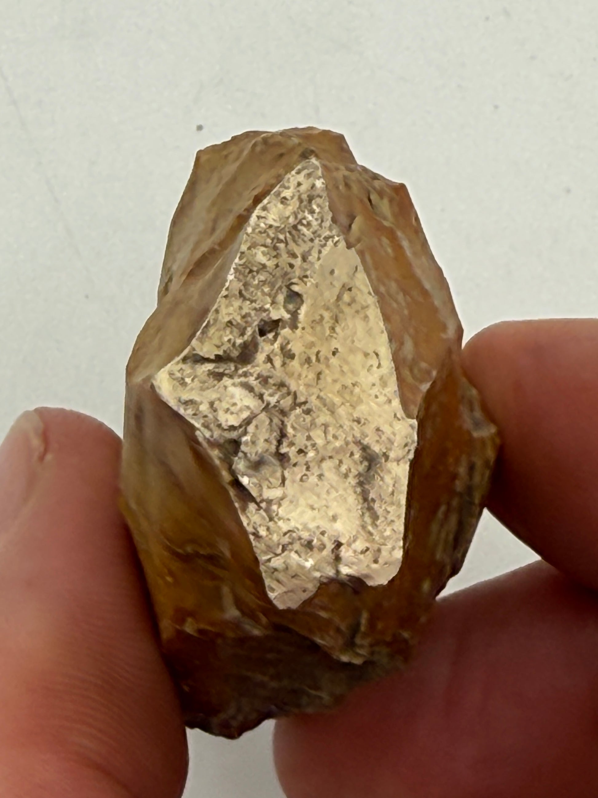 Dansk Stenalder. Spidsøkse i flint. Jæger stenalder: 8800-4800 F.Kr