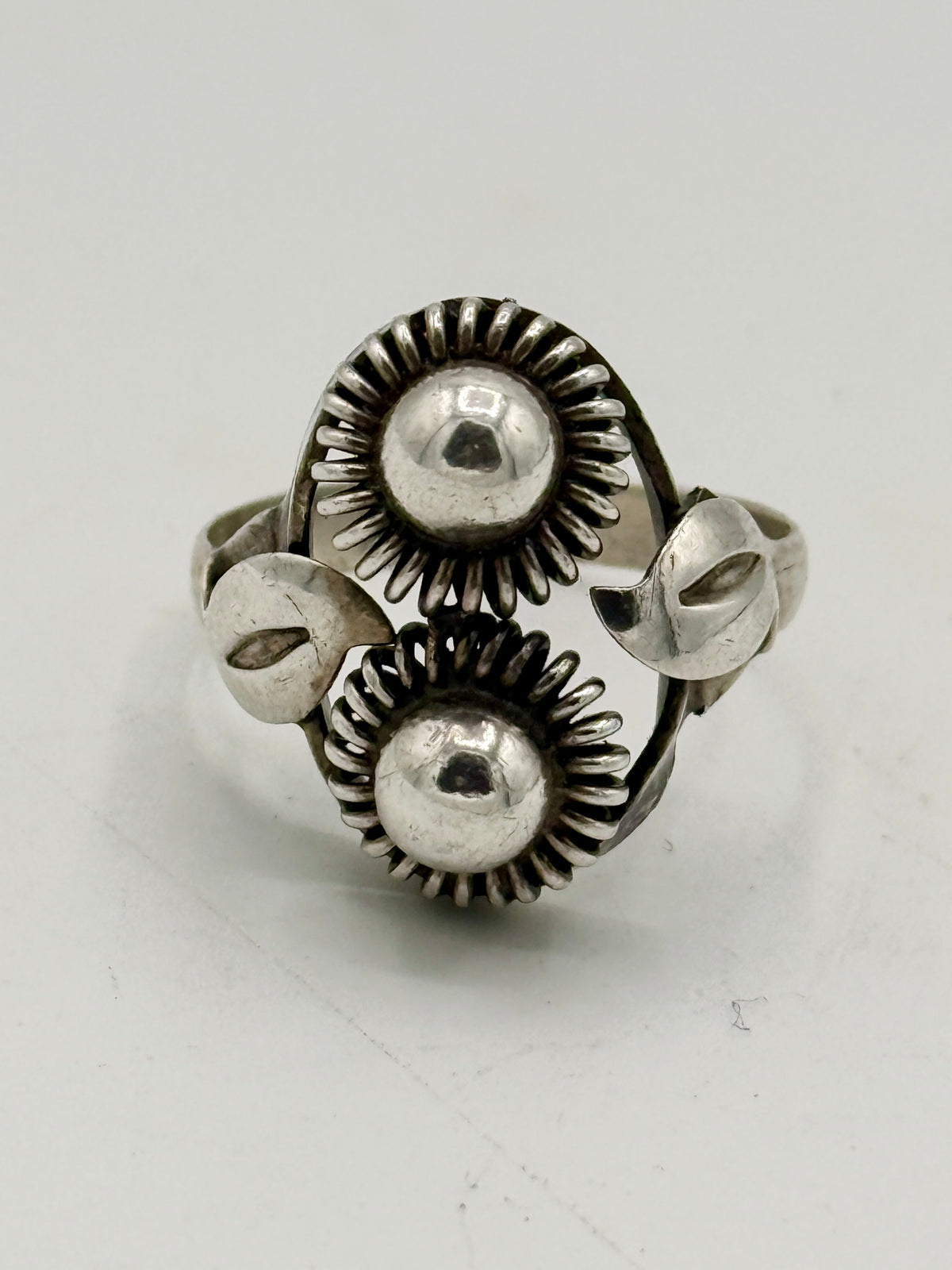 Art deco sølv ring. Danmark. Fra start 20.Årh