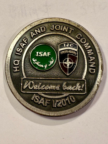 Commander's Coin. NATO ISAF JOINT COMMAND