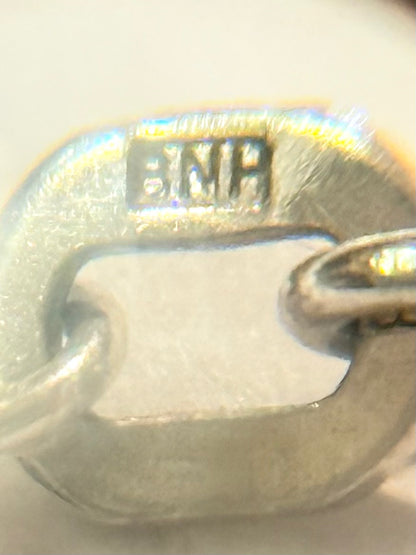 Vintage Venezia sterling sølv halskæde. 60 cm. Fra slut 1900 tallet