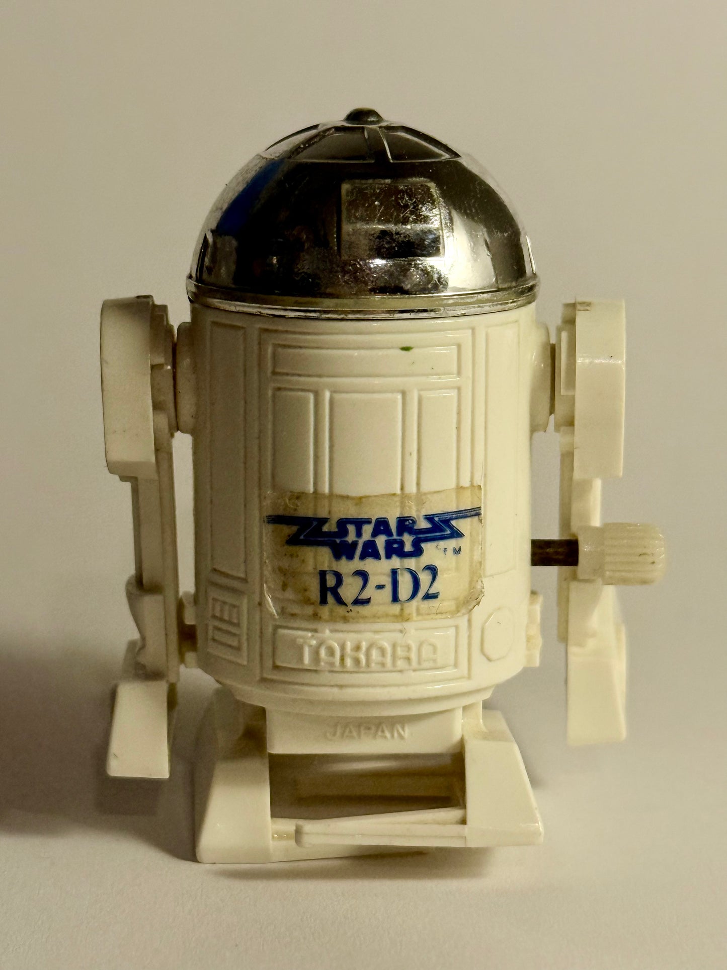 Vintage Star Wars Takara R2D2 wind-up, JAPAN, fra 1978.