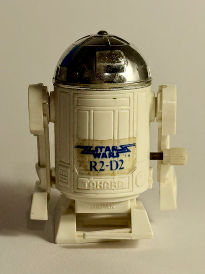 Vintage Star Wars Takara R2D2 wind-up, JAPAN, fra 1978.