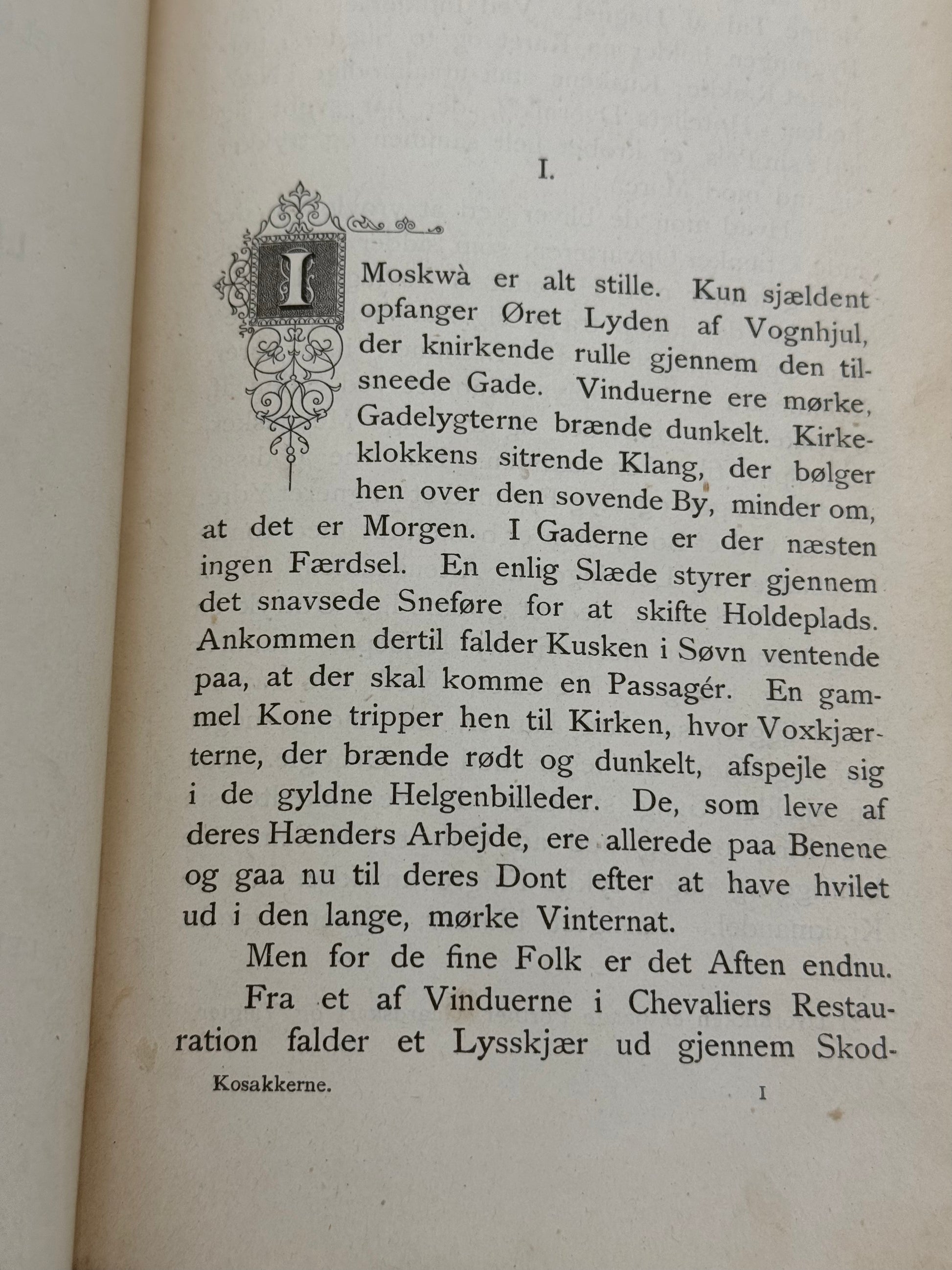 Kosakkerne. Af Leo Tolstoy. 1. Udgave. Fra 1885