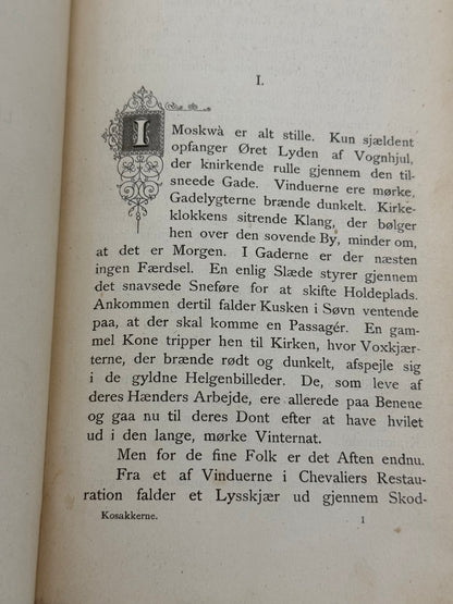 Kosakkerne. Af Leo Tolstoy. 1. Udgave. Fra 1885