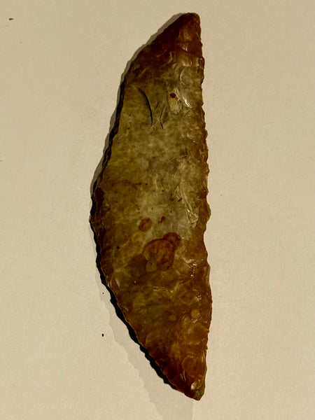Danish antique. Flat-hewn flint seal. Dagger Age/Early Bronze Age.