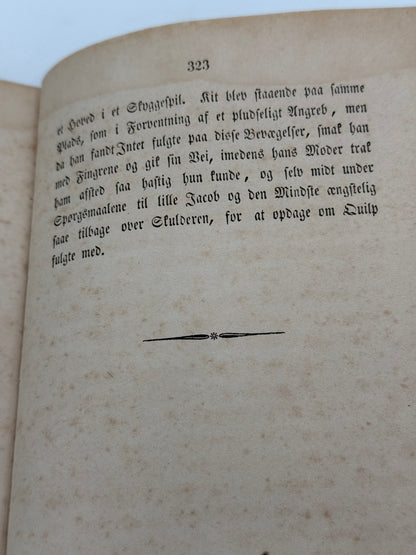 DEN GAMLES DRØM. AF Charles Dickens. Antikvarisk dansk bog. 1.Udgave. 1.Oplag. Fra 1843