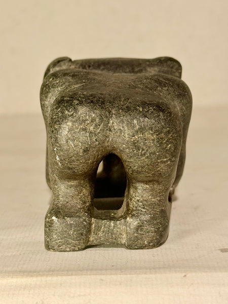 Older tupilak in soapstone, from the mid/late 1900s. Greenland.
