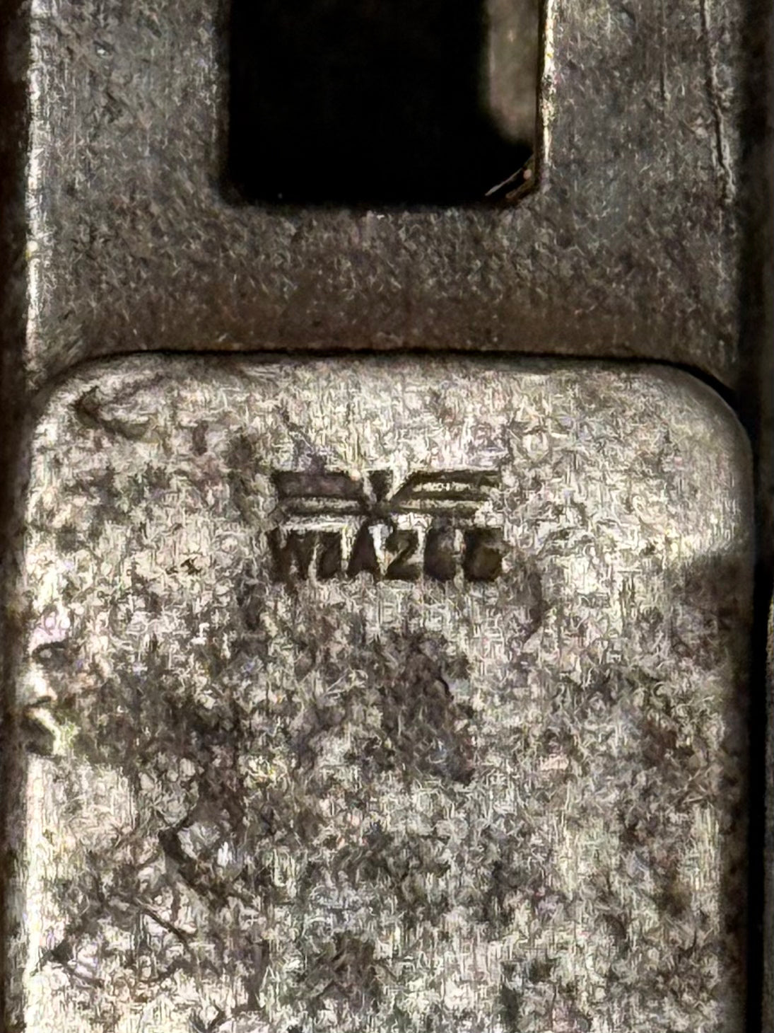 Tysk Coppel WW2 Mauser K98 S84/98 III bajonet med frø