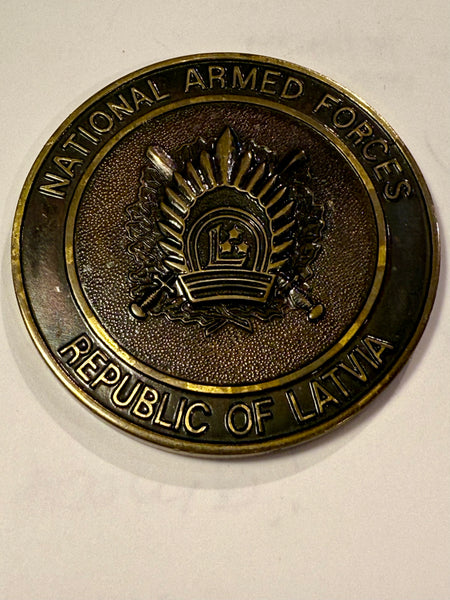 Commanders Coin. Chief of defence, LATVIA.