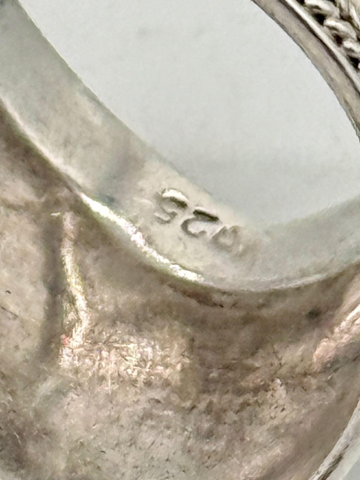 Vintage ornamenteret Sterlingsølv ring