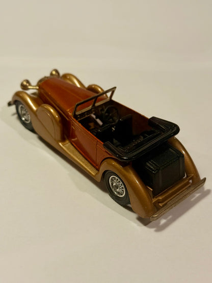 Vintage Lesney Matchbox 1928 Lagonda drophead metal bil, fra 1970érne.