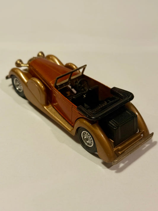 Vintage Lesney Matchbox 1928 Lagonda drophead metal bil, fra 1970érne.
