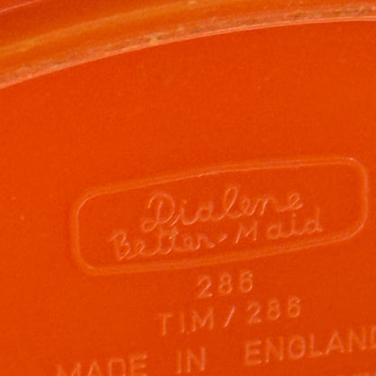 Vintage Dialene "Better Maid" serveringstårn i orange plast