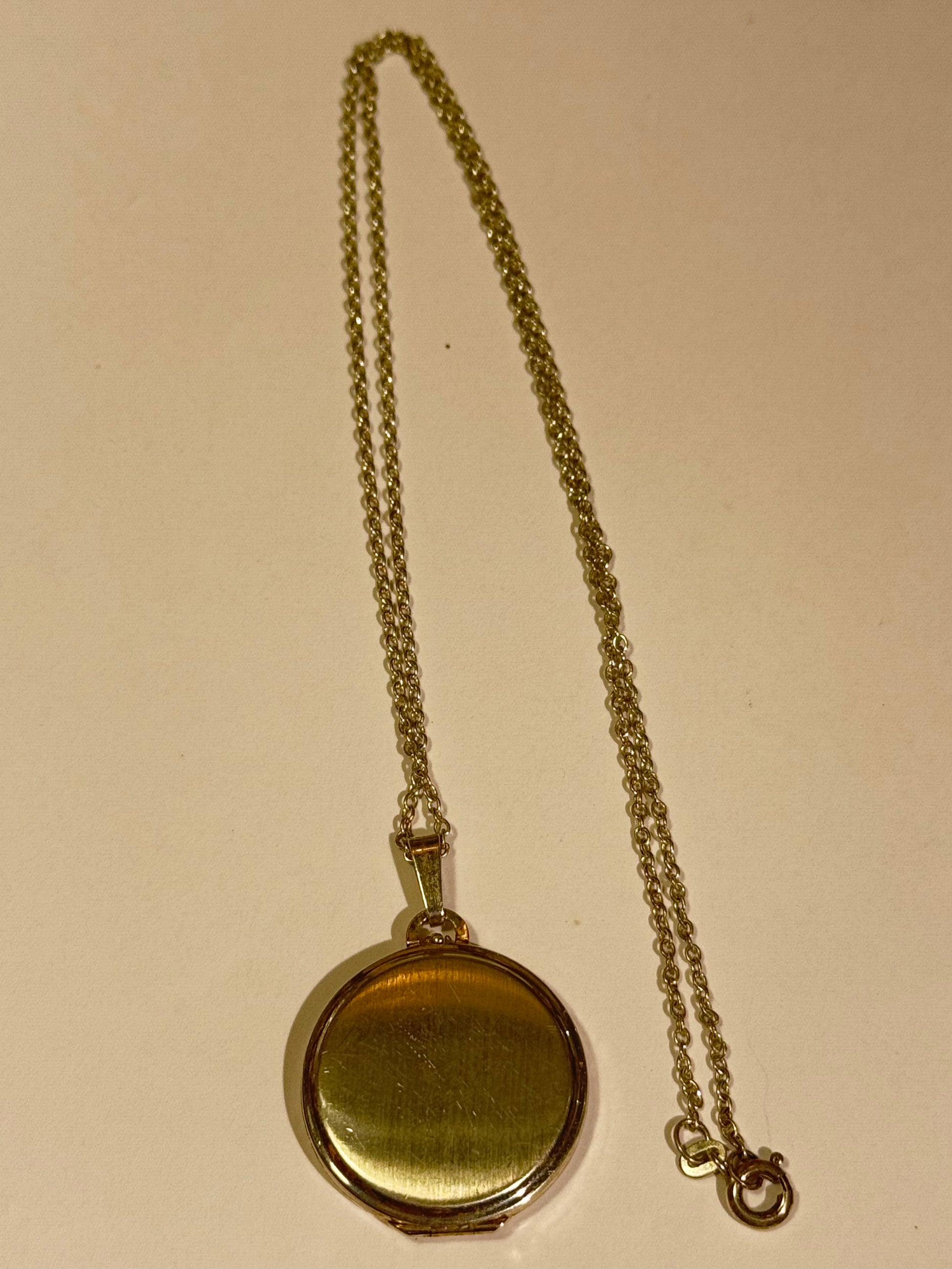 Hermann Siersbøl (1924-1964) Modernistisk sølv medaljon vedhæng & kæde