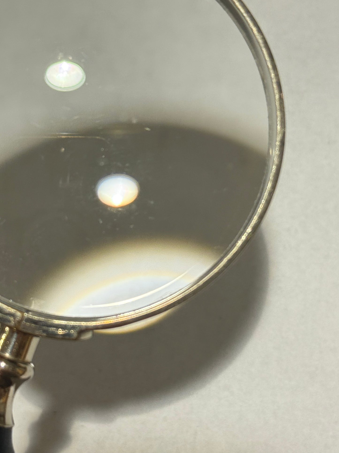 Vintage Forstørrelsesglas / lup. Fra midt 1900 tallet