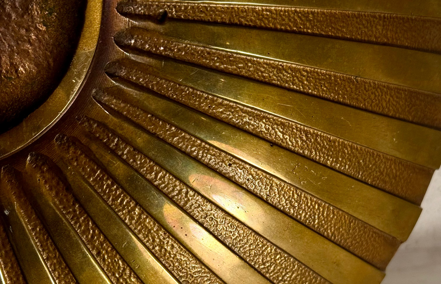 Antique Art Deco bronze vase