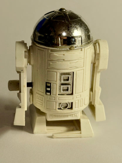 Vintage Star Wars Takara R2D2 wind-up, JAPAN, fra 1978.