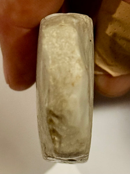 Danish antique. Thin-necked Blandebjerg flint axe. Type Vll. Jættestuet period.