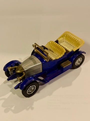 Vintage Lesney Matchbox 1914 Prince Henry Vauxhall metal car, from the 1970s.