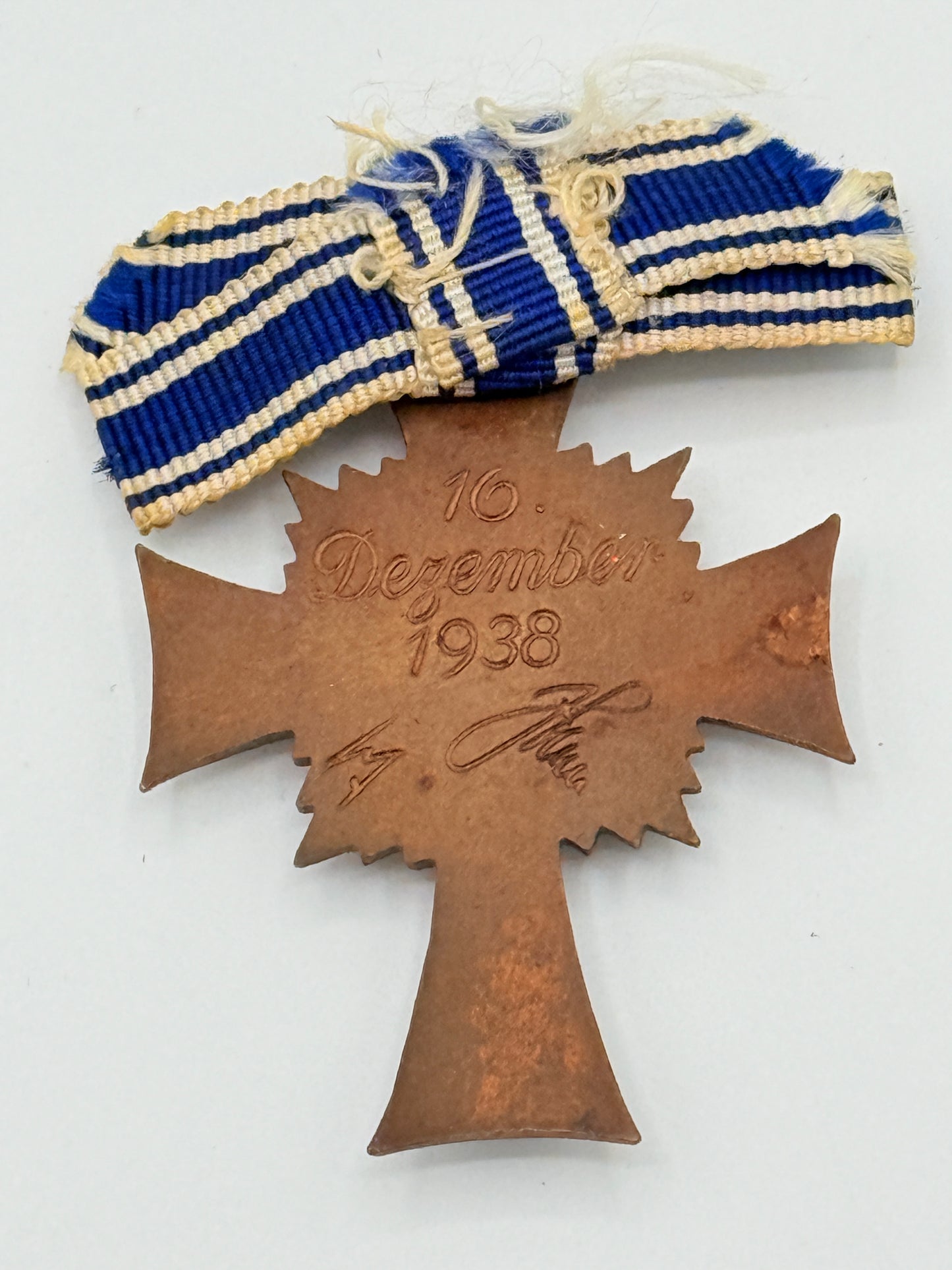 Tysk WW2 bronze Moderkors af 3.Grad. Fra 1938