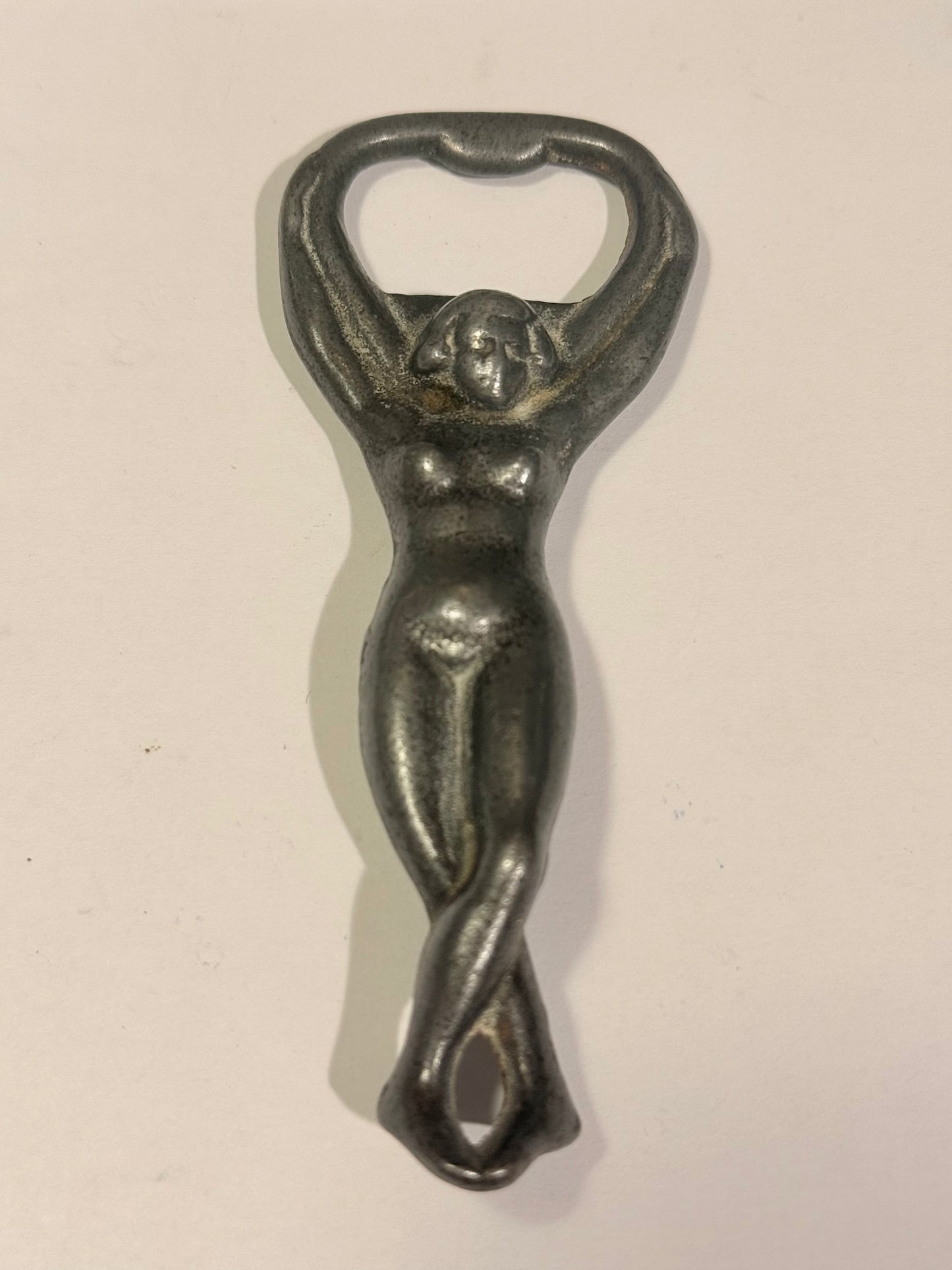 Antik nøgen dame oplukker i jern