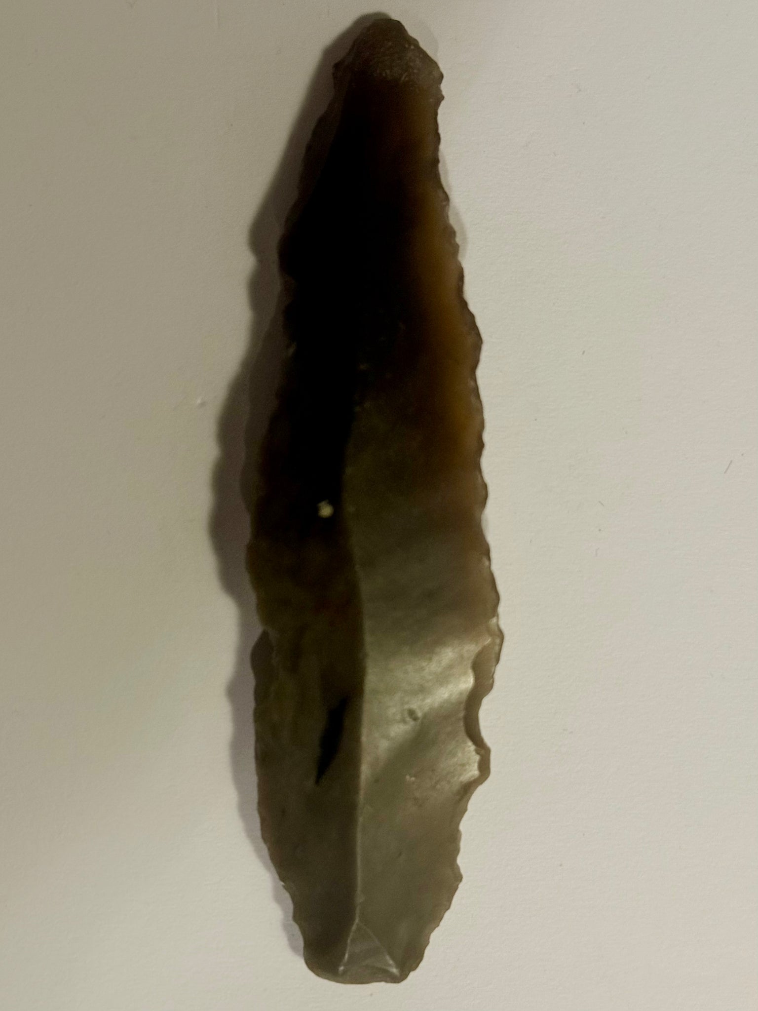Danish antique. Split with full retouch. Neolithic.