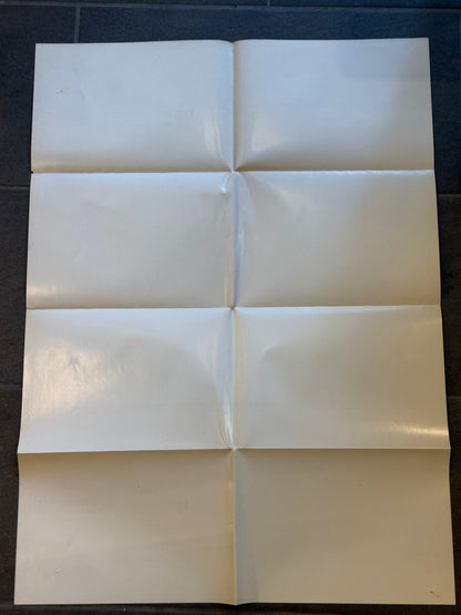 Commando. Original dansk premiere plakat, fra 1985.