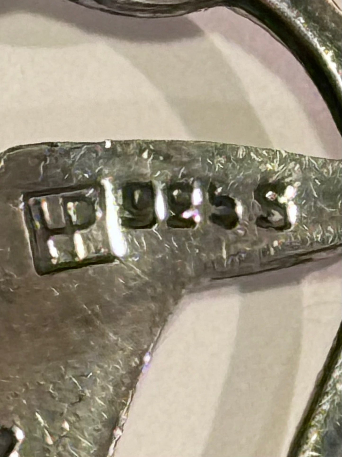 Harry Pedersen(1947-86) Norsk viking sterling sølv broche