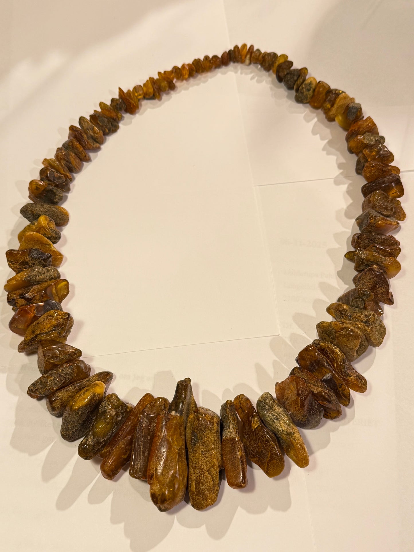 Stor dansk Rav halskæde