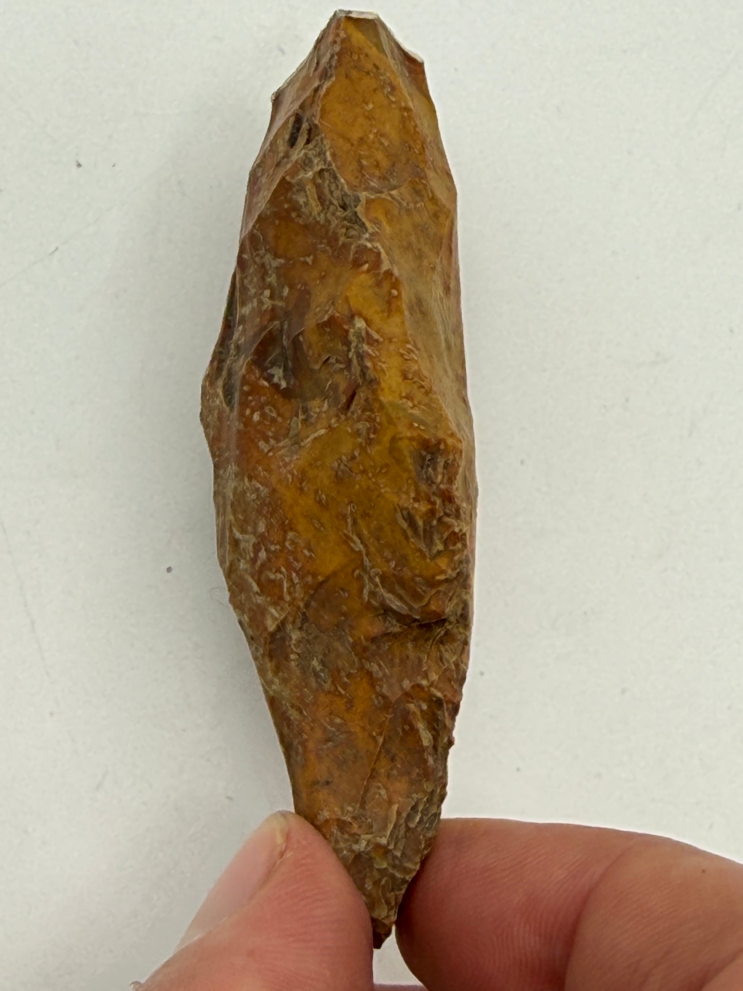 Dansk Stenalder. Spidsøkse i flint. Jæger stenalder: 8800-4800 F.Kr