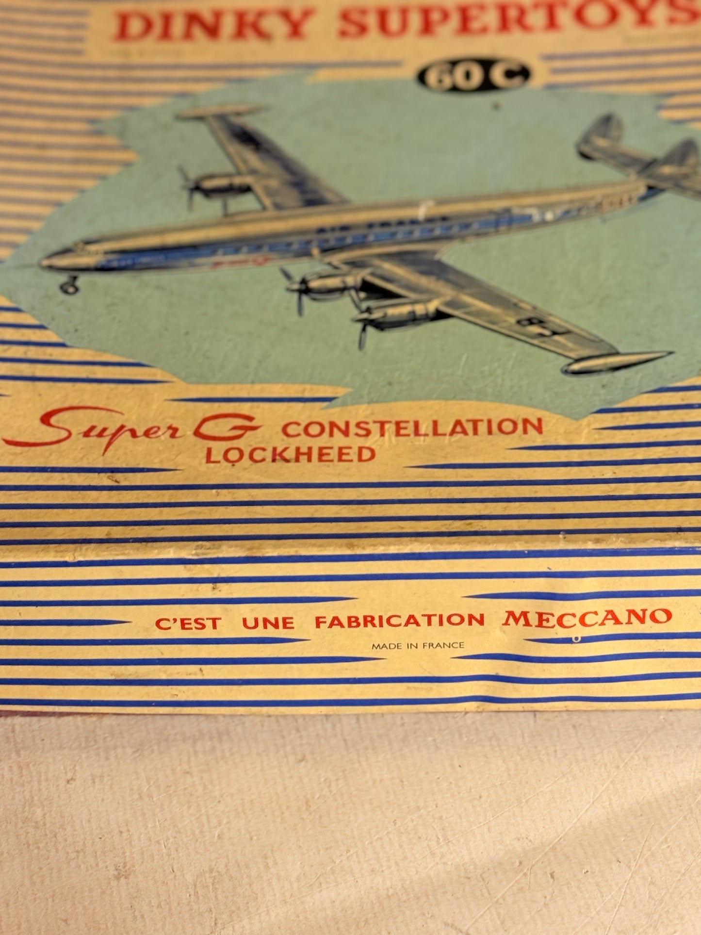 Dinky Supertoys 60C Super "G" Constellation legetøjsfly