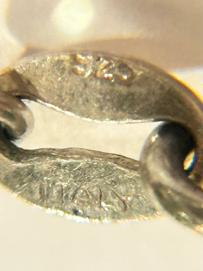 Vintage Bjørn Borg sterling sølv halskæde. 40 cm. Fra slut 1900 tallet