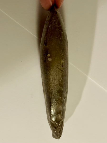 Danish antique. Thin / Light pointed neck flint axe. Type l. Funnel Beaker culture.