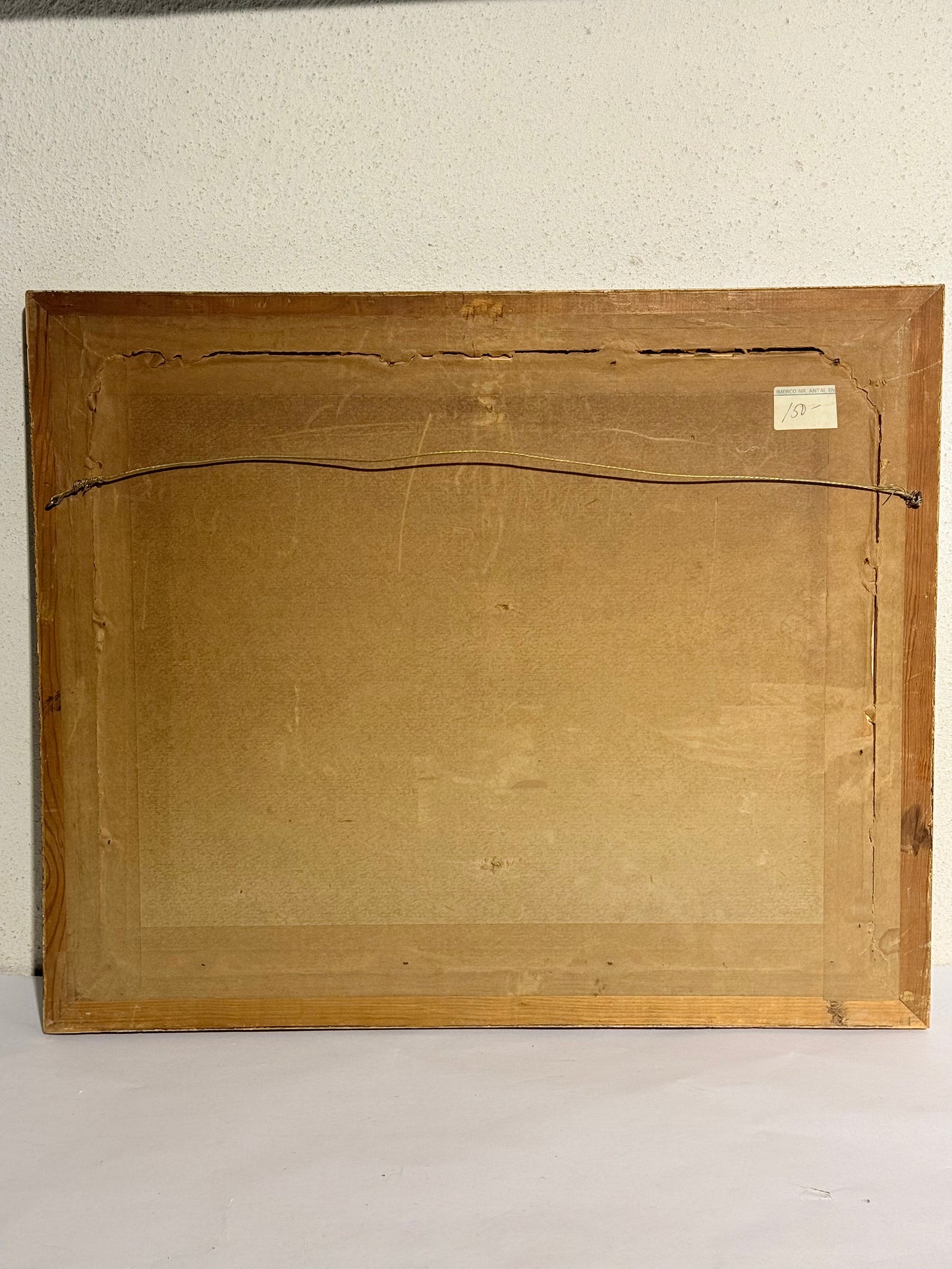 Anker Schouw Lundberg (f.1896-) radering fra Gl.Strand, Kbh. Fra 1933