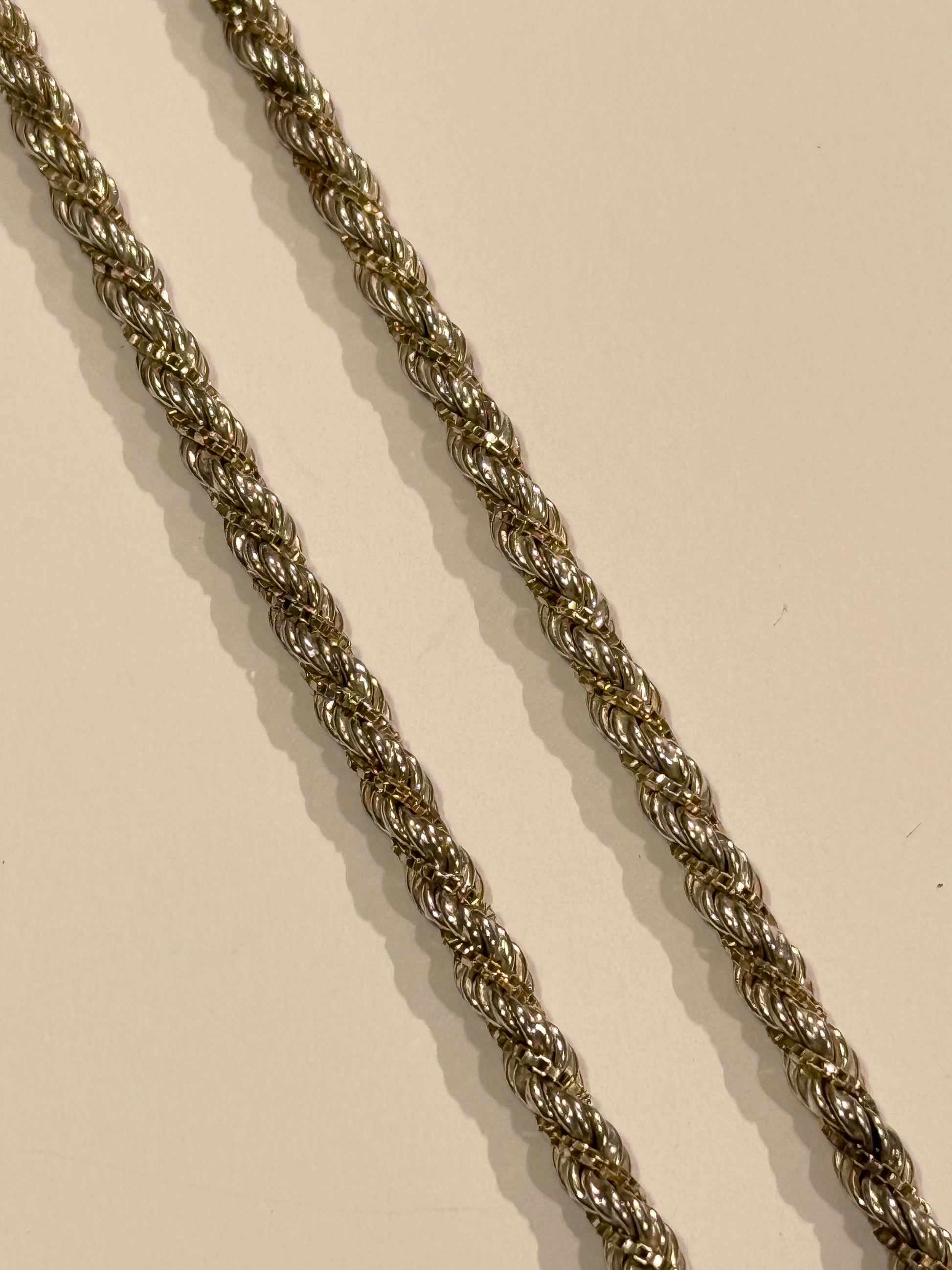 Vintage Bjørn Borg sterling sølv halskæde. 40 cm. Fra slut 1900 tallet