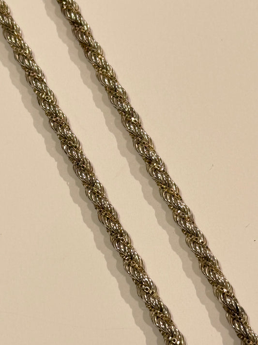 Vintage Bjørn Borg sterling sølv halskæde. 40 cm. Fra slut 1900 tallet