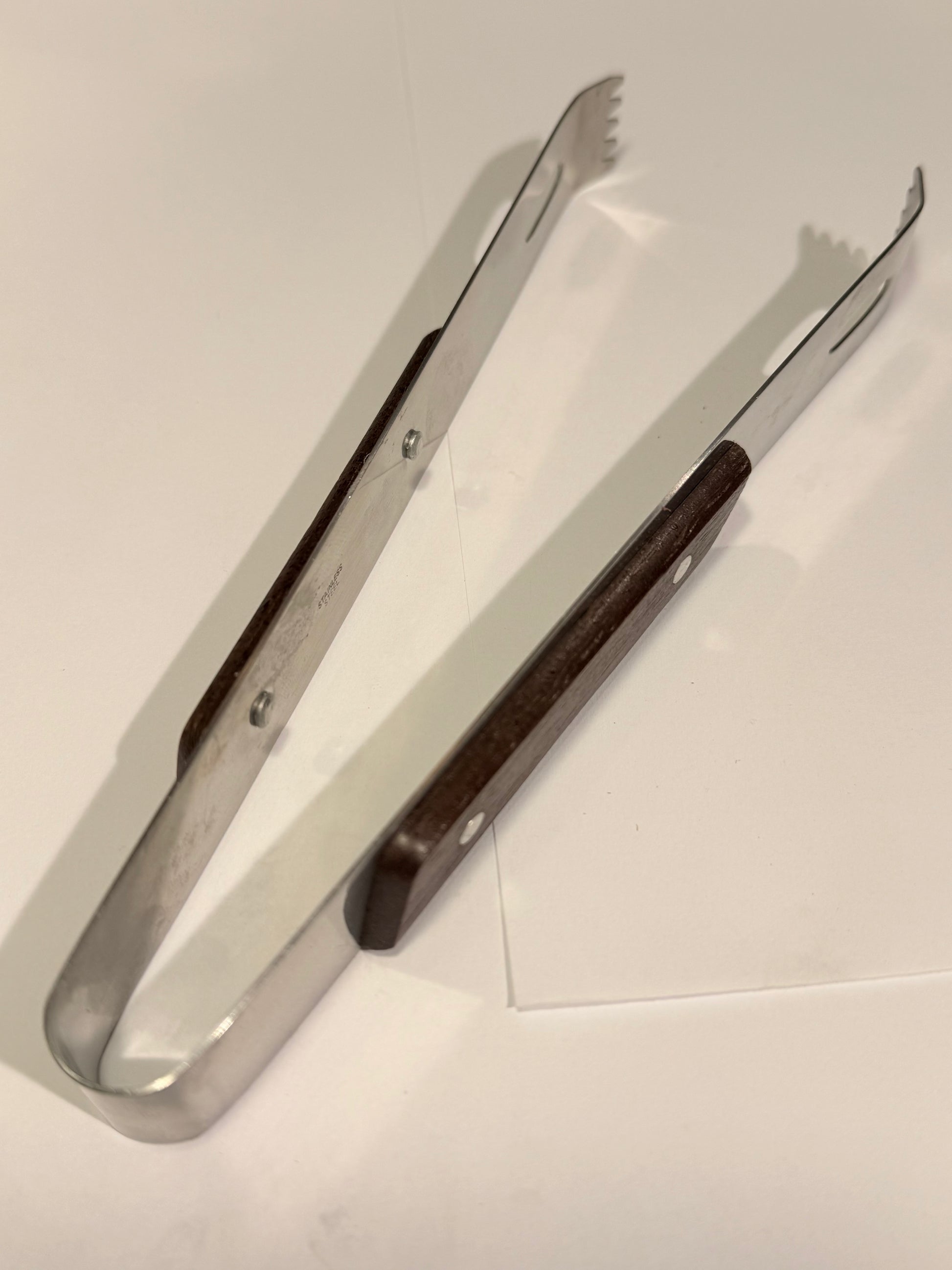 Vintage Isstang i stål & palisander