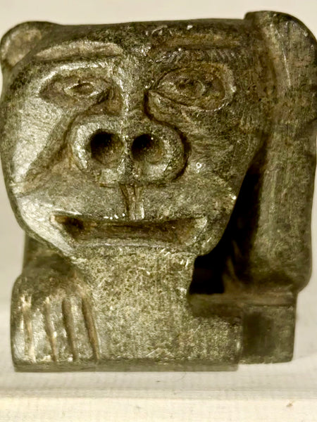 Older tupilak in soapstone, from the mid/late 1900s. Greenland.