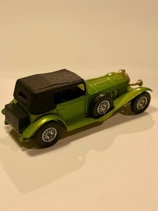 Vintage Lesney Matchbox 1928 Mercedes-benz metal bil, fra 1970érne.