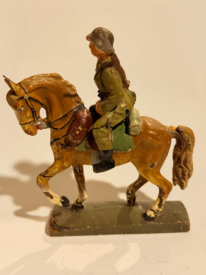 Lineol Dansk soldat til hest, fra 1930érne.
