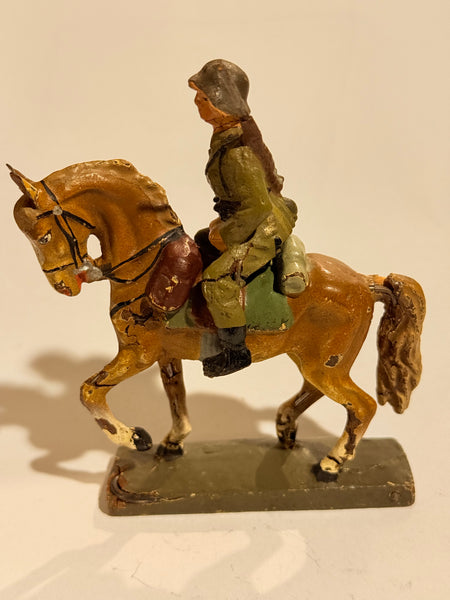 Lineol Dansk soldat til hest, fra 1930érne.